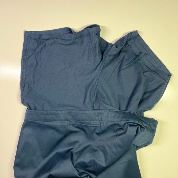 Lands' End Women's Size 14 School Uniform Skort Skirt Navy Blue Magnet Buttons - Picture 7 of 7